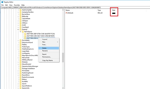 explorador de archivos eliminar link